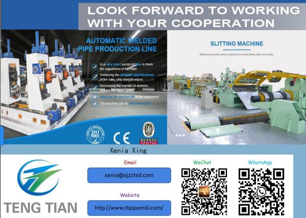 PLC Control CNC Automatic Tube Mill for High Precision Pipe Production