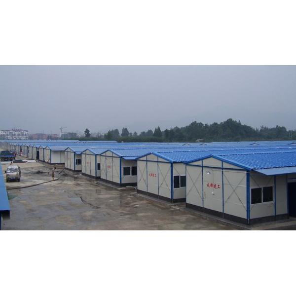 Дом быстрой конструкции Prefab стальной для снабжения жилищем переселения