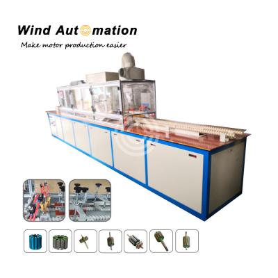 Electrostatic Powder Coating Machine for Rotor with Inclined Skew Slot