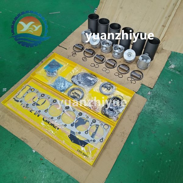 6HK1 Liner Kit Repair Rebuild Kit Overhauling Set 4HK1 6HK1 Full Gasket Kit for Isuzu 6HK1 Rebuilt Parts