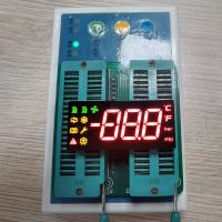 Display LED de sete segmentos de três dígitos personalizado para painel de controle de temperatura