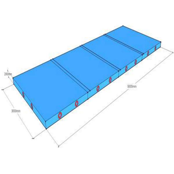 Профессиональные циновки тренировки гимнастики, дополнительные большие циновки посадки гимнастики