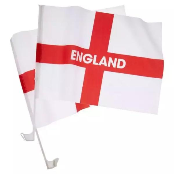 Custom Polyester Car Window Decorative Flags Custom England Car Flags
