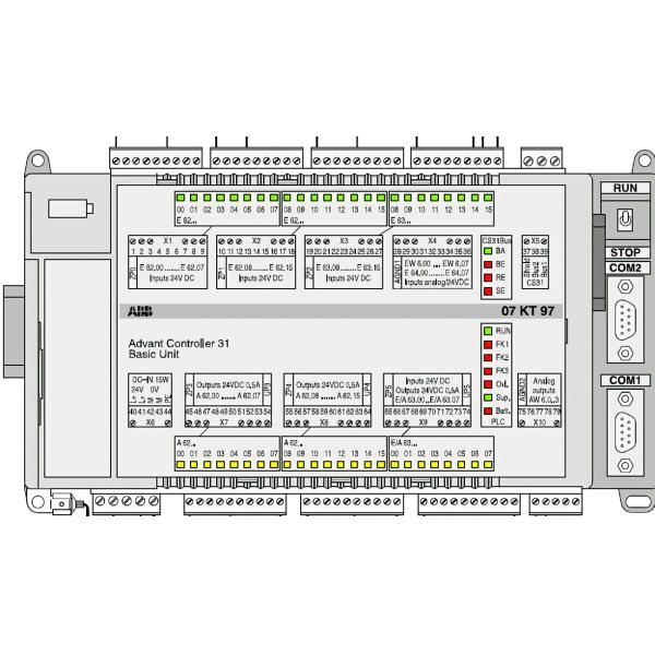 ABB 3BSE008510R1 DIGITAL OUTPUT MODULE 0.5 AMP 24 VDC 16 CHANNEL SHORT CIRCUIT PROOF
