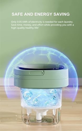 Plastic Tub Fully-automatic Portable Mini Folding Washing Machine for Underwear Socks