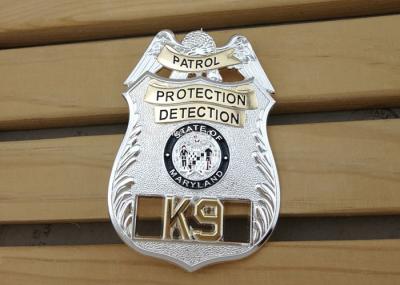 Military 3D Souvenir Badges , Zinc Alloy Hard Enamel School Emblem Badge