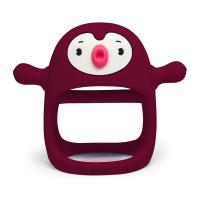 Non toxique Dentiste en silicone pour bébé Jouet de dentition Soulagement de la douleur Animal Dentiste de pingouin Jouet
