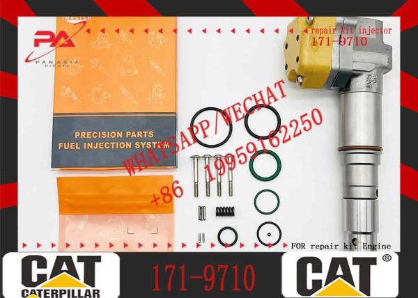 Partes de motores para gatos 3126 inyectores para gatos 180-7431 198-6605 171-9710 218-4109 171-9704 222-5965 para la oruga gatos 3126 inyector