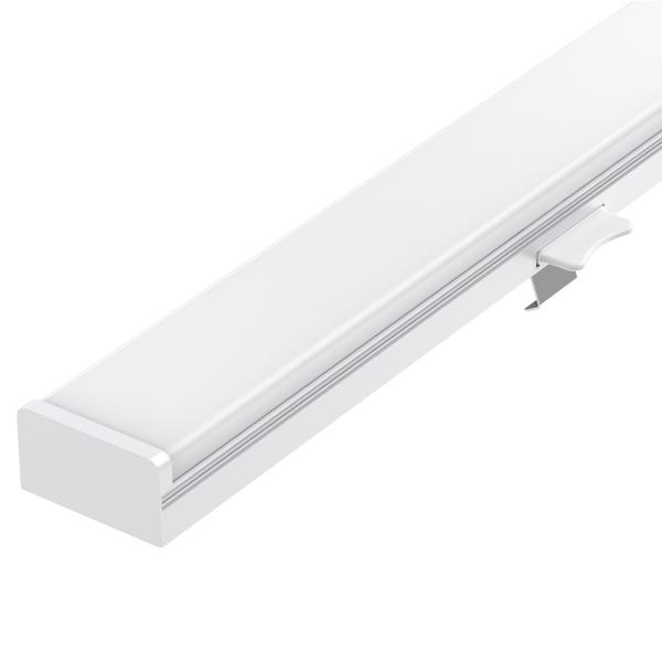 Office Warehouse Supermarket Linkable Led Batten Linear Lights Color Temperature 3000K/ 4000K/ 5000K/ 6000K/ CCT Changeable