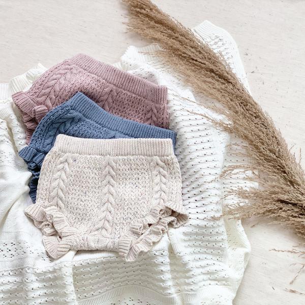 Winter Kids Toddler Girl Pants Children Baby Short Pants Knitted Leggings Baby Knitted Shorts