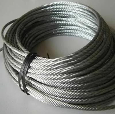 18mm 6x19 Galvanized Steel Wire Rope For Marine Deck Cranes Marine Wire Rope