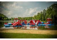 La aguamarina flotante grande del lago parquea/carrera de obstáculos inflable para el negocio