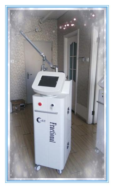 40W 10600 nm RF Metal Tube Fractional Co2 Laser For Acne Scars / Vaginal Treatment