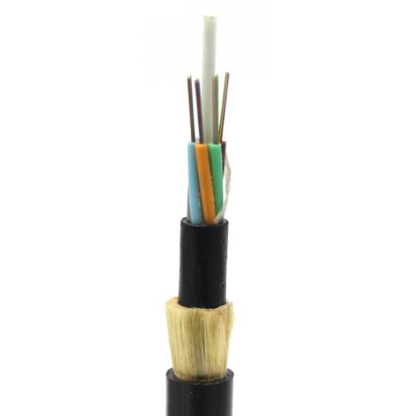 Aerial ADSS  24 Fibers 100m Span Single Mode Fiber Optic Cable Outdoor