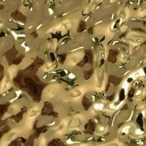 Lámina de acero inoxidable de superficie brillante con protección por película láser