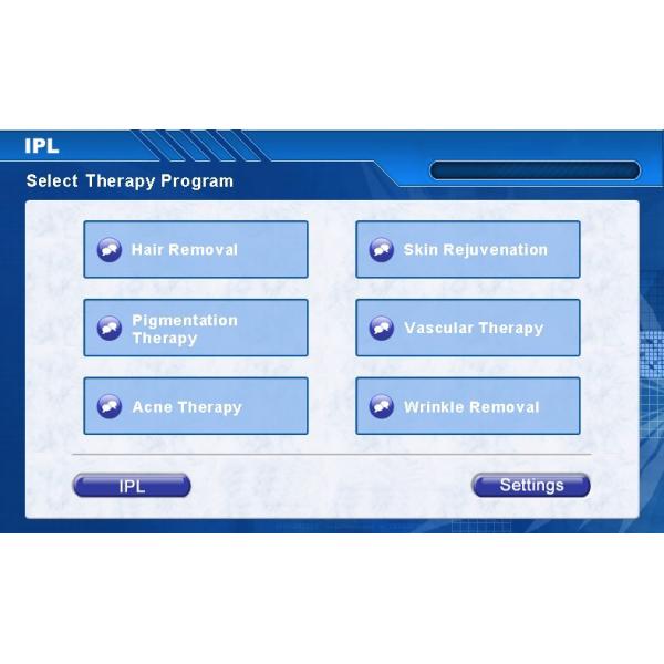 IPL armpit , bikini , face hair remover machine device with sapphire cooling handle