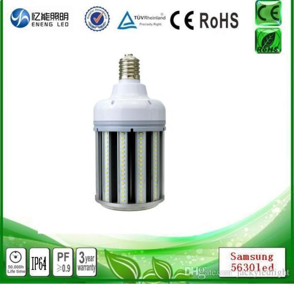high lumens 100W  E40 led corn light 150lm/w  E40 led street lights  E40 led high bay light with Samsung 5630 led ac1