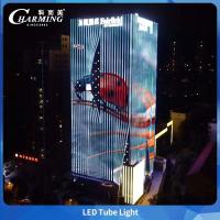 Tubo de luz LED RGB para exteriores con ahorro de energía IP65 para decoración de edificios con cubierta UV-PC