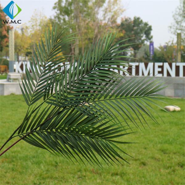 Plastic Artificial Coconut Palm Leaves For Garden Landscaping Decoration
