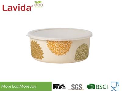 Easy Cleaning Bamboo Fiber Storage Box Delicate Appearance Heat Resistance Unbreakable