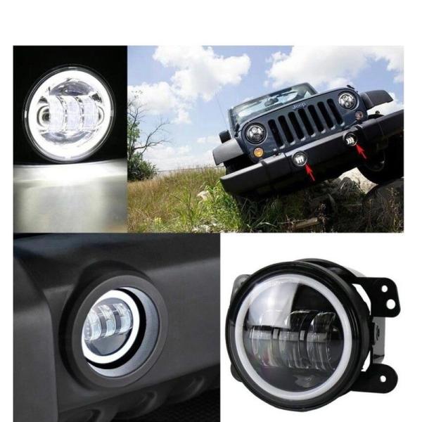 Automotive Led Fog Lights With Metal Hold , Stop Or Reverse Direction Indicator Light