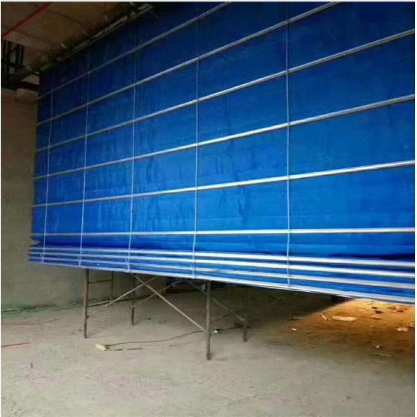 Antacid 3H PVC Fire Resistant Roller Shutters Inorganic Fabric