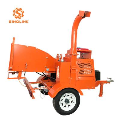 Household Wood Chipper For Palm Fronds Tractor Wood Mulching Machine