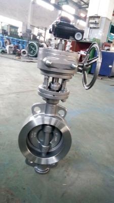 Wafer Type Triply-eccentric Butterfly Valve 6 PN40 with limit Switch Box