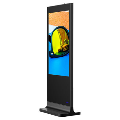 4K Floor Standing Digital Signage with 1920x1080 Resolution 16GB Storage and 500cd/m2 Brightness