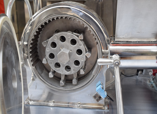 Dry And Brittle Powder Grinding Pulverizer Machine 7200 RPM Speed With 8 Hammers