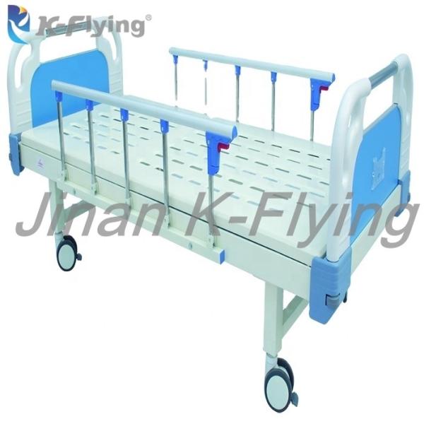 Simple Design ABS Hospital Nursing Bed Steel Metal Movable Patinet Portable
