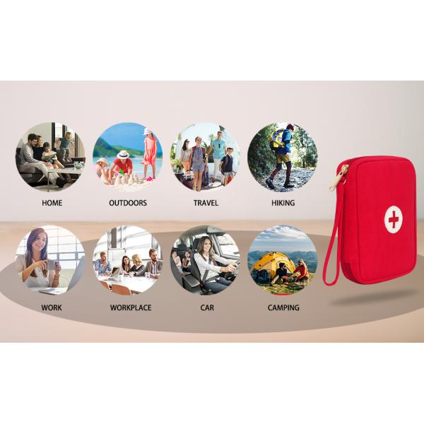 First Aid Bags, Kit Bag, Medical Storage Bag, Portable Pouch, Emergency Medicine, Handy Pills Pocket