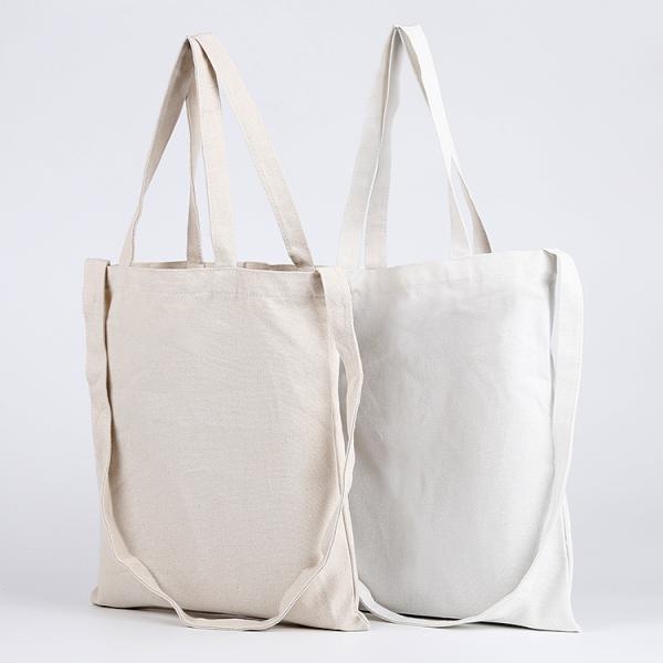 Customized Color Plain White Cotton Canvas Reusable Shopping Tote Bag for School Life