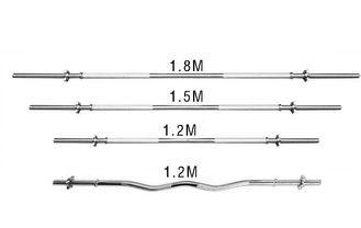 25mm*1200mm  1500mm 1800mm Crossfit Barbell  Bar For Weight Lifting bar