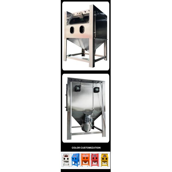 Stainless Steel Wet Sandblasting Machine Customized CE