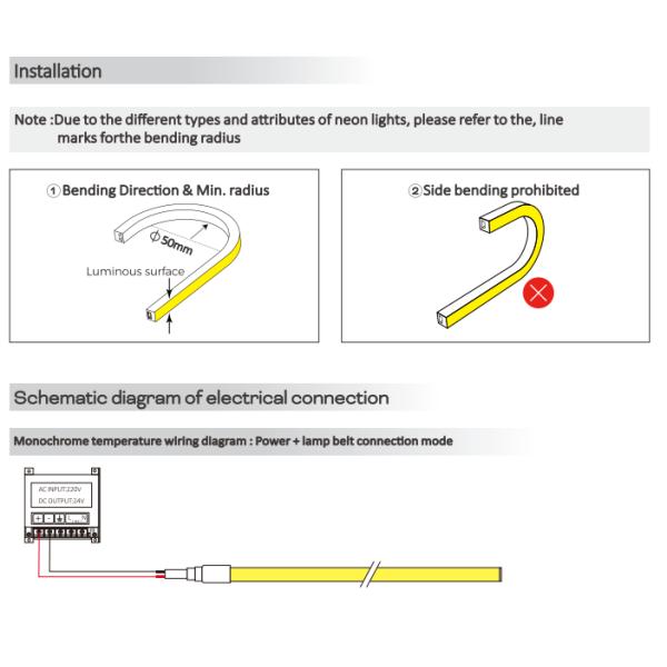 1405 Flex Sauna Light Bar 2835 2300K / 2700K / 3000K / 4000K 24V