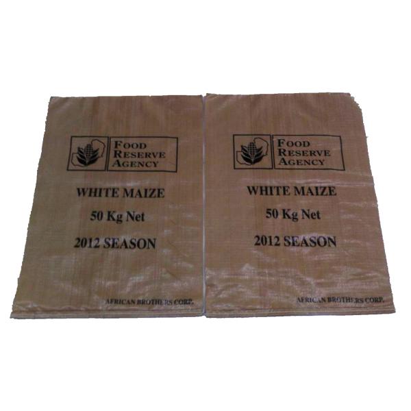 25KG 50KG PP Woven Sack Bags For Rice , Custom Woven Polypropylene Bags