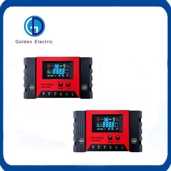 Comércio por atacado 10A/20A/30A Controlador de carregador solar PWM para baterias solares de automóveis de 12V/24V