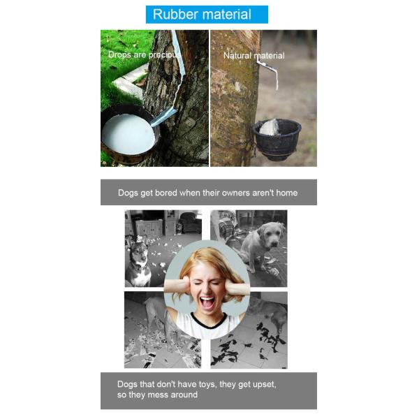 Домашний снеговик Игрушка на заказ Устойчивая к укусам Молярная натуральная резина Укусы Интерактивные игрушки для домашних животных