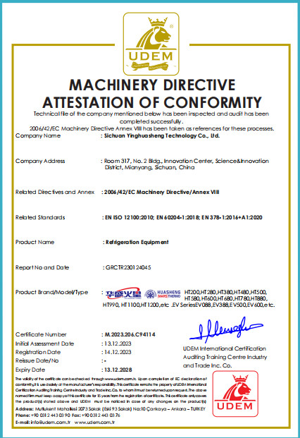 Sichuan Yinhuasheng Technology Co., Ltd. Сертификации
