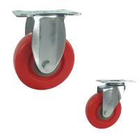 5 le plat directionnel pp de capacité de pouce 220LBS creusent les roulettes industrielles de PVC