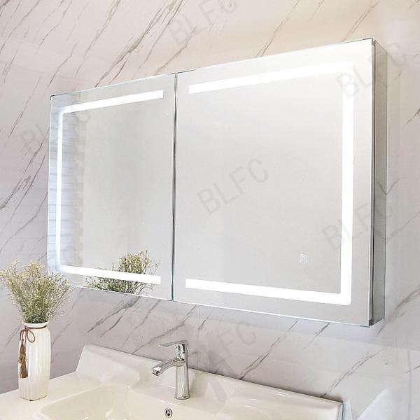 Anti Fog LED Bathroom Mirror Cabinet 4000K 5000K Smart LED Mirror Cabinet