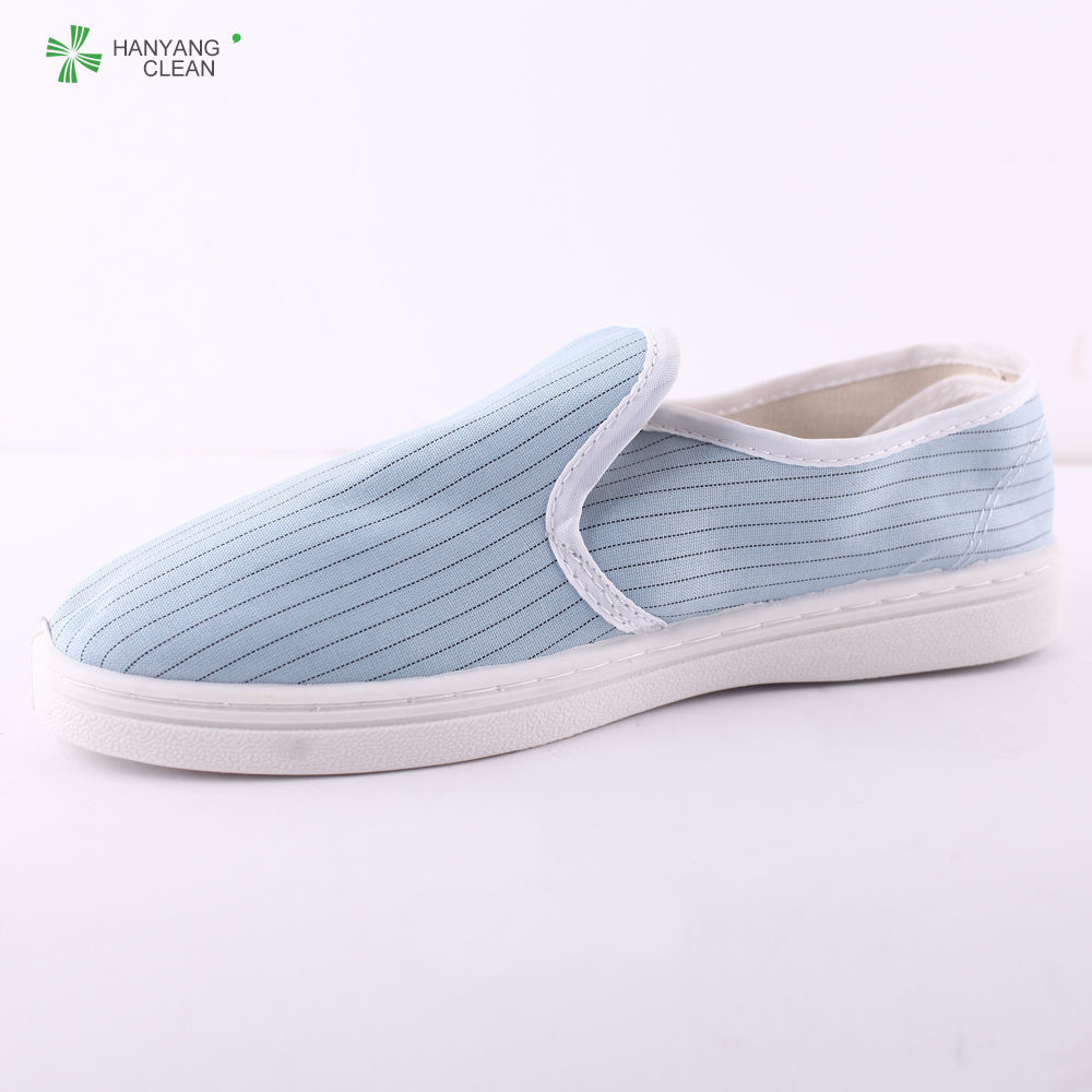 Ботинки pvc esd чистой комнаты противостатические unisex, ботинок холста безопасности работы лаборатории горячих продаж единственный