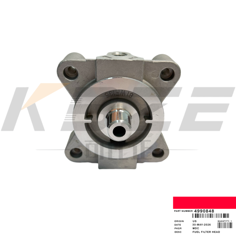 SANY SY215 HYUNDAI R215 4990848 EXCAVATOR FUEL FILTER BASE FOR CUMMIN S 6BT ENGINE