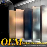 Tablero de bambú incombustible del carbón de leña de la chapa del metal del panel de madera favorable al medio ambiente del PVC