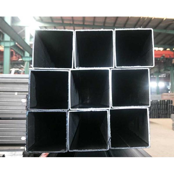 SS400 S235JR Construction Tubes 80x80 square Hollow Sections Black Steel Tube