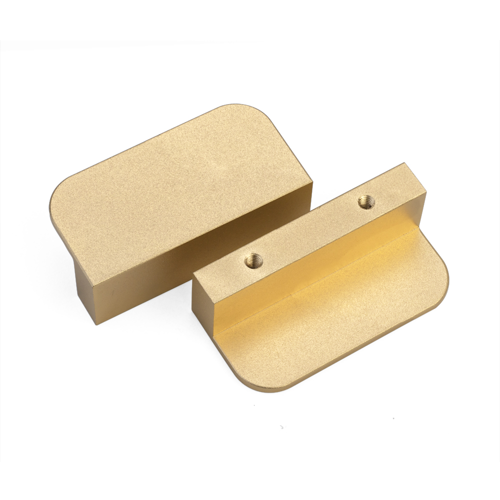 New Alloy Gold square Cabinet Knobs Aluminum Cabinet Handle Maniglie Color Rame Per Mobili Cucina for Furniture Door