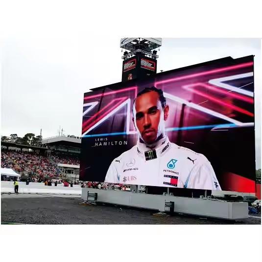 Outdoor Full Color LED Display P8mm HD IP65 Fixed Installation