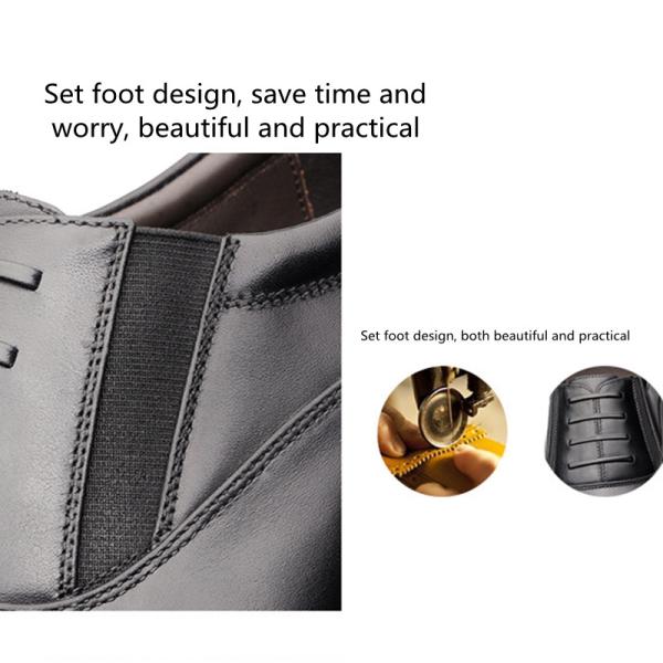 JH Calfskin Military Dress Shoes Abrasion Resistant Oxford