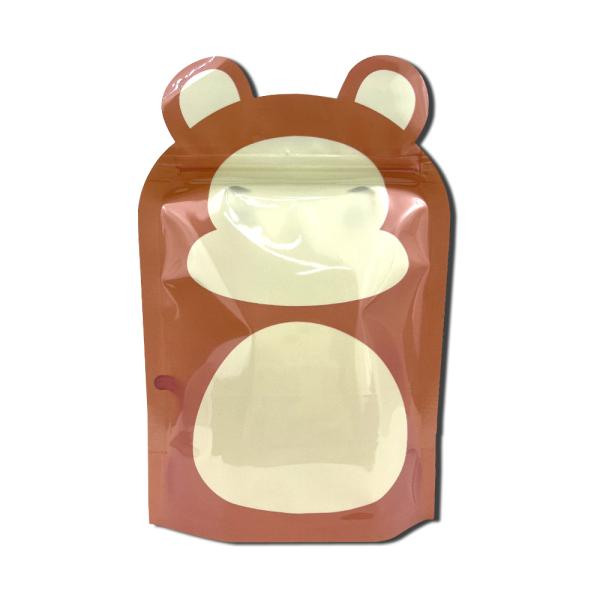 3.5g Candy Vacuum Plastic Packaging Bags Resealable Mylar Baggies With Window